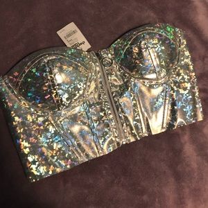 Holographic rave top